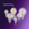 Philips LED Ultra Definition Flicker-Free Dimmable, Eye Comfort Technology, Daylight 5000K BA11 Clear Glass Light Bulb, 500 Lumen, 5W=60W, E12 Base, Title 20 Certified, 3-Pack (564898)