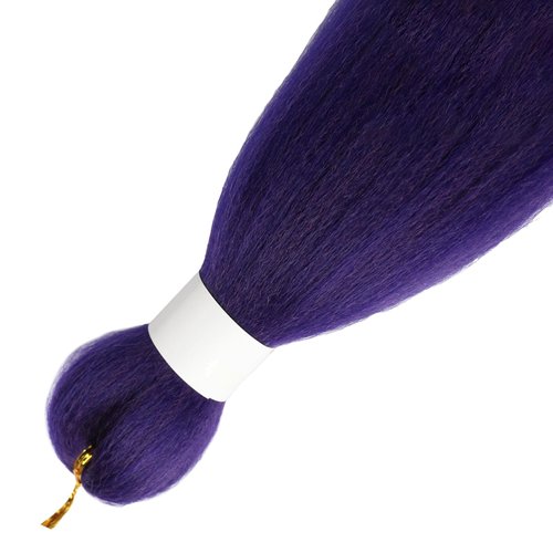 Lavender Purple Pre stretched Braiding Hair, 26 Inches Kanekalon Box Braids Hair Extensions, 3 Packs Yaki Texture Braiding Hair Pre stretched