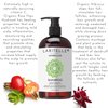 Laritelle Organic Shampoo 17.5 oz | Organic Quinoa + Keratin + Follicle Stimulating Rosemary, Ginger & Grapefruit | Hair Loss Prevention, Clarifying, Softening, Strengthening | NO GMO. Vegan