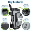 York Nordic Underarm Crutch Bag - Attaches to Your Crutches For an Easy Travel Accessory Featuring Dual Pockets and Large Compartment