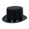 Classic Black Top Hat Perfect for Halloween Costumes, Magician, Steampunk, and Iconic Character Outfits like Stevie Nicks, Mad Hatter, Michael Jackson, and Willy Wonka