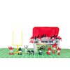 Kaskey Kids Football Guys – Red & White/Navy & White Inspires Kids Imaginations with Endless Hours of Creative, Open-Ended Play – includes 2 Teams & Accessories – 28 Pieces in Every Set!