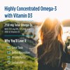 Nordic Naturals ProOmega 2000-D - Fish Oil, 1125 mg EPA, 875 mg DHA, 1000 IU Vitamin D3, Cardiovascular, Neurological, Eye, and Immune Health, Lemon Flavor, 60 Soft Gels