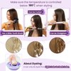 LaaVoo Tape in Hair Extensions Human Hair Ombre Light Brown to Ash Blonde Mix Platinum Blonde Balayage Hair Extensions Tape in Real Human Hair 16 Inch Tape in Extensions Straight Thick Ends 20pcs/50g