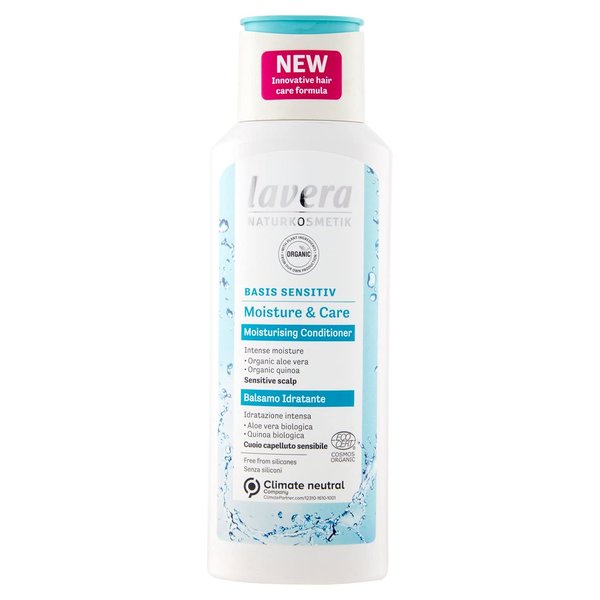 Lavera Basis Sensitiv Moisture & Care Organic Moisturizing Conditioner, 200ml