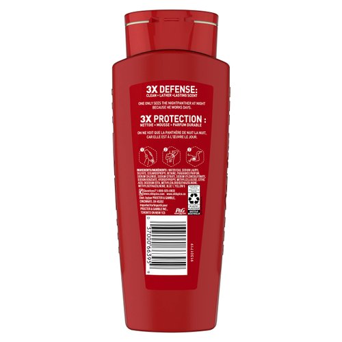 Old Spice Body Wash for Men, Nightpanther, Long Lasting Lather, 473 Milliliters