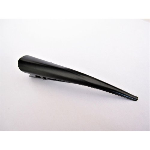 Generic 3 inch smaller gold black or silver metal alligator hair clip for fine thin hair (Primary color: Silver)