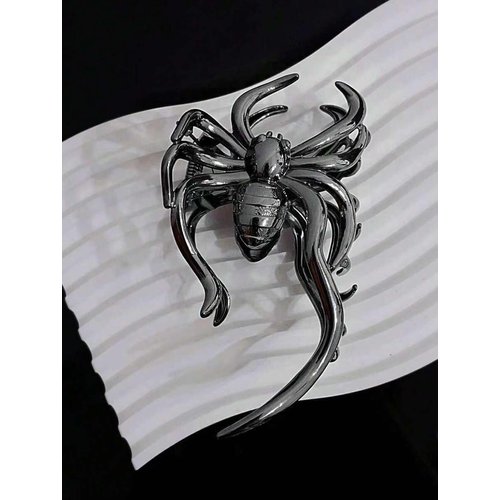 Halloween Hair Claw Clips Hair Claw for Women 1Pcs Spider Hair Claw Clips for Thick Hair Black Hair Clips Hair Clips Metal Hair Clips Black Spider Designs Halloween Clips Cute Hair Clips Accessories