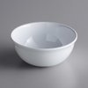 TrueCraftware- 15 oz Nappie Bowl White Color Melamine Set of 12- Dishwasher Safe Break-Resistant Reusable Bowls Serving Soup Bowl Broth Cups Soup Bowls Ice Cream Dipping Sauce