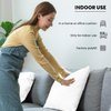 Foamily Throw Pillows Insert 18 x 18 Inches - Bed and Couch Decorative Pillow - Made in USA - Bed and Couch Sham Filler