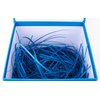 Hallmark Medium Gift Box with Lid and Shredded Paper Fill (Blue 7 inch Box) for Birthdays, Graduations, Anniversaries, Father's Day, Christmas, Valentine's Day, All Occasion
