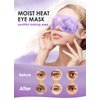 BeMyLady 30 PACK Steam Eye Mask for Dry Eyes, Eye Mask Warm Compress 45Mins, Moist Heated Eye Masks for Dark Circles Puffiness Eye Bag, Travel Portable Business Office