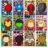 48 Sheets Make Your Own Stickers for Kids, DIY Make Superhero Face Stickers for Boys Girls, Party Favors Supplies Art Craft Family School Reward