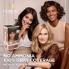 L’Oréal Paris Excellence Universal Nudes Permanent Hair Color, Ammonia Free Hair Dye for Gray Hair Coverage, 4N Natural Dark Brown, 1 Hair Dye Kit
