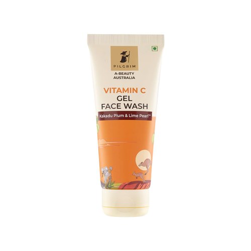 Pilgrim Australian Vitamin C Gel Face Wash for skin with Kakadu Plum & Lime Pearl | Women & Men | 100 ml