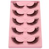 False Eyelashes Cat Eye Lashes Natural Look Fluffy Faux Mink Lashes Wispy Lashes Fox Eye Volume Soft Fake Eye Lash Pack Bratz Doll Lashes By Milllruez