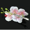 2PCS Hawaiian Orchid Flower Hair Clips Flowers Alligator Clips Hairpins Holiday Travel Wedding Decoration Hair Accessories For Women Lady Bridal (pink)