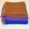 3 Pieces African Exfoliating Long Net Bath Sponge Shower Body Scrubber Back Scrubber Scrubbing Rag Net Exfoliation Skin Smoother for Daily Use（Blue.Brown.Purple）
