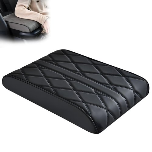 BIPROS Center Console Pad, Comfortable Armrest Pillow for Car, Arm Rest Cover for Car,Car Armrest Cushion,Suitable for CR-V/Civic,for Nissan Altima,for RAV4/Camry/Corolla (Black, Honourable)