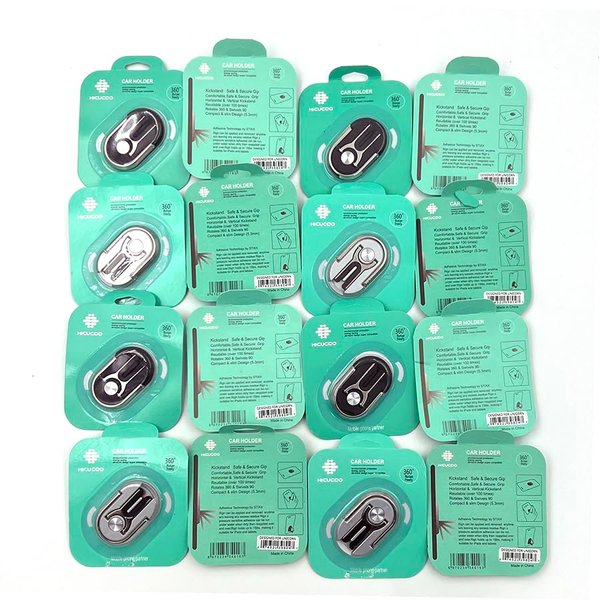 Unicorn Trade 25 Packs Phone Holders 360° Rotation Phone Stand Finger Grip Holder Multipurpose Phone Accessory Retail Package Wholesale Bulk Lot