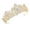 Gold Princess Crown and Tiaras for Women Girls Birthday Baroque Queen Crowns Diamond Crystal Rhinestone Tiara Halloween Cosplay Costumes Headband for Bride Bridal Wedding Party Prom Hair