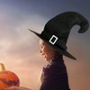 CUMENGLG Witch Hat for Women Halloween Witch Decoration for Halloween Party Carnivals Masquerade Cosplay Costume Accessory