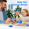 Stress Balls for Adults and Kids, Blue Squishy Ball, Soft Squishy Toys, Sensory Fidget Toys for Anxiety Relief, Stretch Stress Relief Squeeze Ball, Party Favors, Squishy Squeeze Toys for Kid