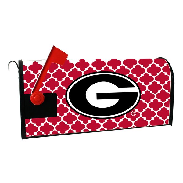 Georgia Bulldogs Mailbox Cover-University of Georgia Magnetic Mail Box Cover-Moroccan Design Officially Licensed Collegiate Product