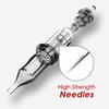 Wormhole Tattoo Cartridge Needles 3RL Tattoo Cartridges Professional Disposable Tattoo Needle Cartridge Sterilized Tattoo Needles Safe Cartridge Needles 1203RL
