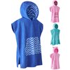 MissShorthair Towel Poncho for Kids, Hooded Beach Towel for Girl&Boy, Surf Poncho Swim Changing Robe Microfiber Bath Towel