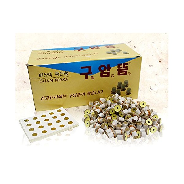Moxibustion Mini Moxa Stick-on Homeopathic x (1100pcs / box)