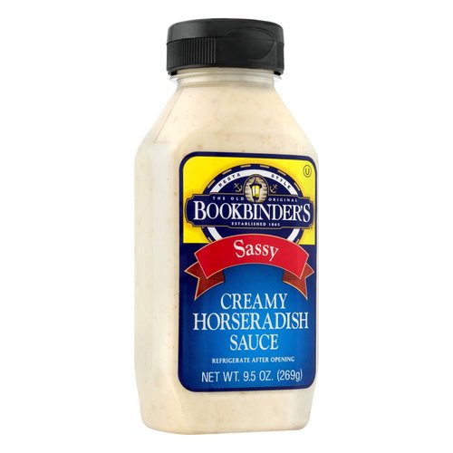 Bookbinder's Creamy Horseradish Sauce Sassy, 9.5 OZ (1 bottle)