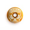 KustomCaps Sugar Skull (Center of Head) 1 1/8" Headset Cap Gold