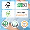 Face Clean Towels XL, Disposable Face Towelette, 50 Count Facial Washcloth, Makeup Remover Dry Wipes, Pure Cotton