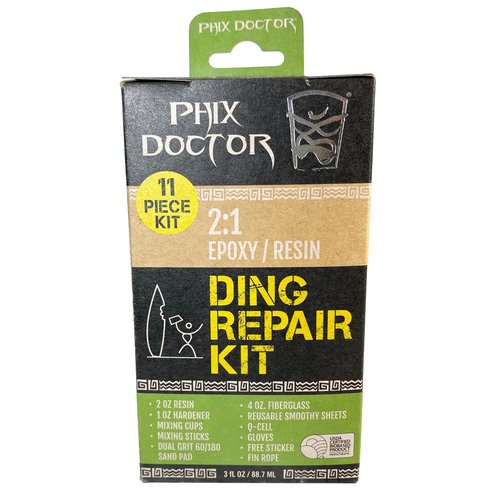 Phix Doctor 2:1 Bio Epoxy Resin Kit for Surboards SUP Ding Repair Kit
