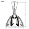 Booms Fishing H01 Small Fishing Pliers Scissors, Lightweight Stainless Steel Fishing Tools, Fishing Pliers for Freshwater
