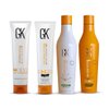 GK HAIR Global Keratin The Best (3.4 oz) and Vegan Shampoo Conditioner (8.5 oz) Duo Bundle with pH+ Shampoo 3.4 oz Kit