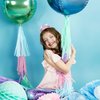 BAHABY Little Mermaid Birthday Decorations 4th Birthday Girl Headband Mermaid Party Favors Mermaid Rhinestone Hair Accessories for Girls- Pink