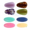 Pokinge 8pcs Drop-shaped Hair Clips Korean Style Hairpins, Sweet Simple Duckbill Barrettes, Candy Color Cute Acetic Acid Hairpins for Women Girls