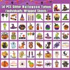 Partywind Glitter Halloween Party Supplies for Kids Treats, 50 Styles Kids Tattoos for Halloween Party Decorations Favors, Surprise Goodie Bag Stuffers for Boys Girls Halloween Birthday Party