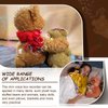 3 Pcs Voice Recorder for Stuffed Animal, Voice Recorder Box Stuffed Bear Mini Voice Recorder Device, DIY Custom Voice Message Toy Voice Recorder for Baby Dolls, Plush Toys and Pillows (30s Edition)