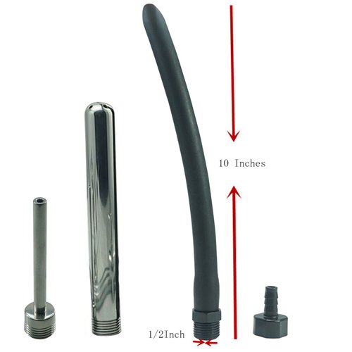 Shower Enema System with 79 Inches Hose, Diverter, Shower Douche for Men and Women Portable Cleaner, Enema Nozzle Kit Cleaner Attachment