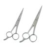 OdontoMed2011® 2 PCS PROFESSIONAL BARBER HAIR DRESSING SCISSORS 4.5" 5.5" HAIR CUTTING SCISSORS/BARBER SHEARS - ICE TEMPERED - STAINLESS STEEL ODM