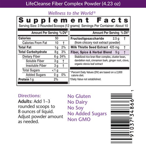 Eniva LifeCleanse Natural Fiber Complex Powder (4.23 oz)