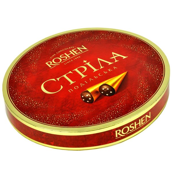 Roshen Strela Podolskaya Candy with Chocolate Glazed Premium Gift Box 7.05oz/200 grams