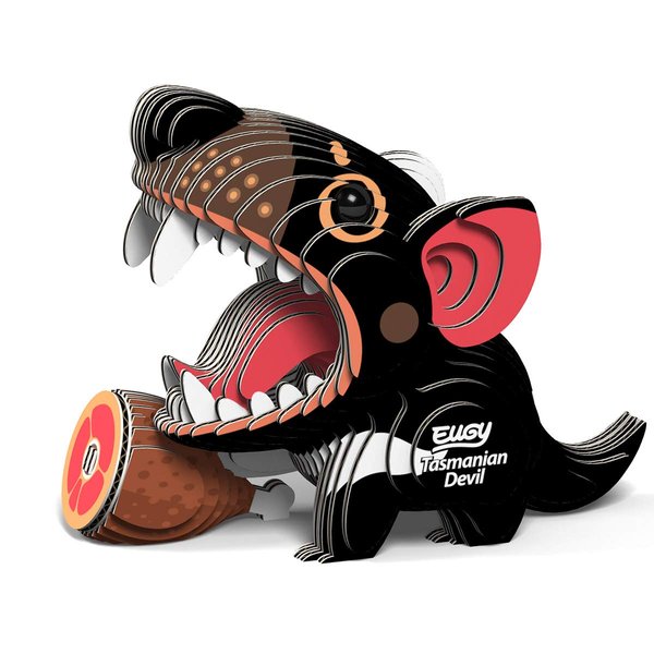 Eugy Tasmanian Devil 3D Puzzle, 36 Piece Eco-Friendly Educational Toy Puzzles for Boys, Girls & Kids Ages 6+