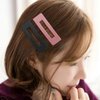 Xinjincang 6Pcs Yellow Fashion Styling Hair Clips for Women and Girls Woman Matte Candy Color Square Buckle Bangs Hairpin Hair Clip Barrette Hair Clips
