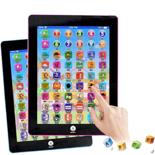 Kids Learning Pad Fun Kids Tablet Touch and Learn Phone Learning Games Early Child Development Toy for Number Learning, Learning ABCs, Spelling, Animal Game Melodies Educational Toy