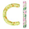 Pool Noodle Set - 2 Pack Inflatable Swimming Noodles for Adults Pool Noodles Floats Pink Yellow Curved Swimming Pool Float for Summer Vacation Sea Beach Lake Exercise Party （Flamingo & Pineapple）