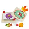 Happytime Kids' Flower & Leaf Press Nature Crafts Wooden Art Kit Outdoor Play Learning Toy Creativity Pressed Flower Art Kit DIY Recycle Floral Press Gift for Kids & Teens, Girls & Boys